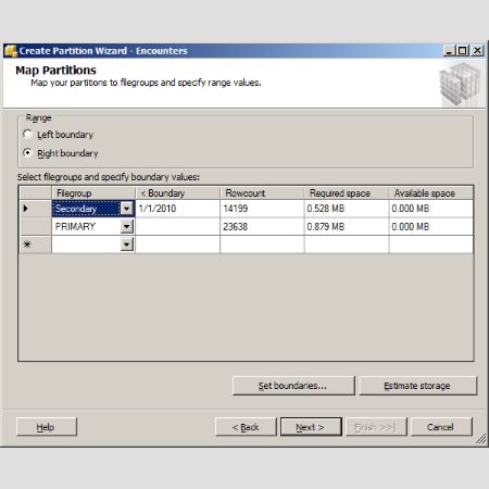 Partitioning